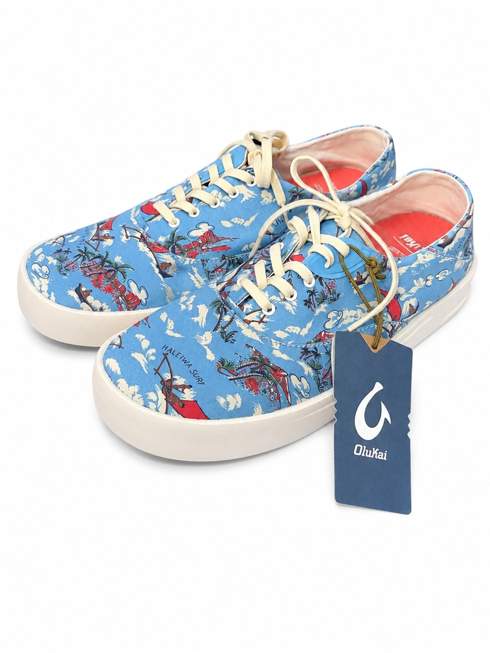 🆕 OluKai x Kahala Tradewind Ocean Spray Sneakers Men’s Sizes 9, 11.5